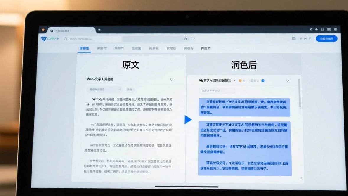 WPS AI润色对比效果