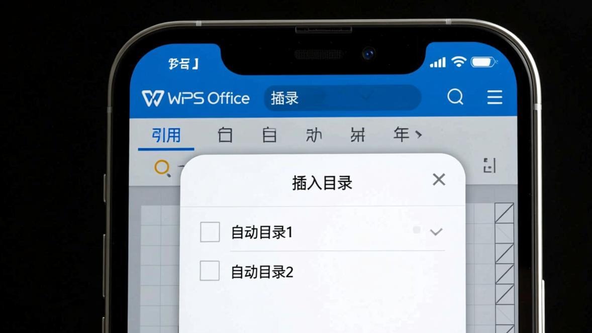 插入目录对话框