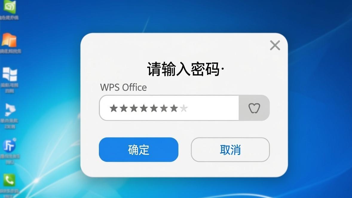 PDF加密密码输入界面