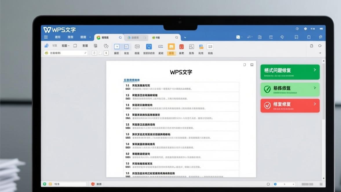 WPS编号格式清理操作