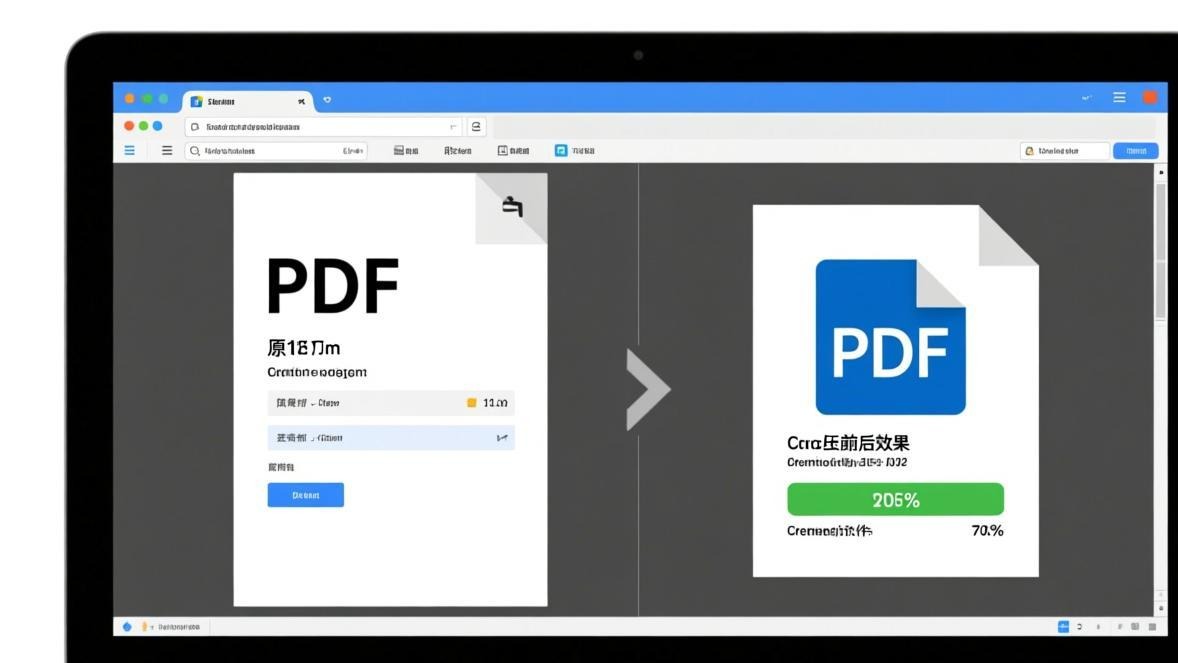PDF压缩前后效果对比