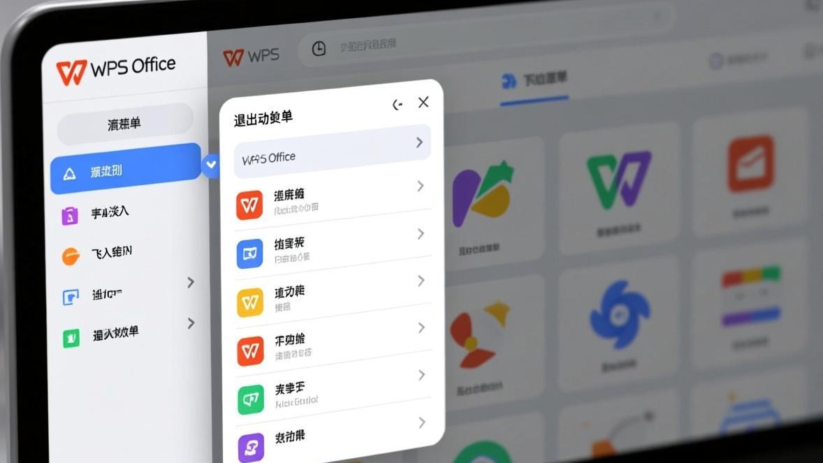 WPS演示动画效果选择菜单
