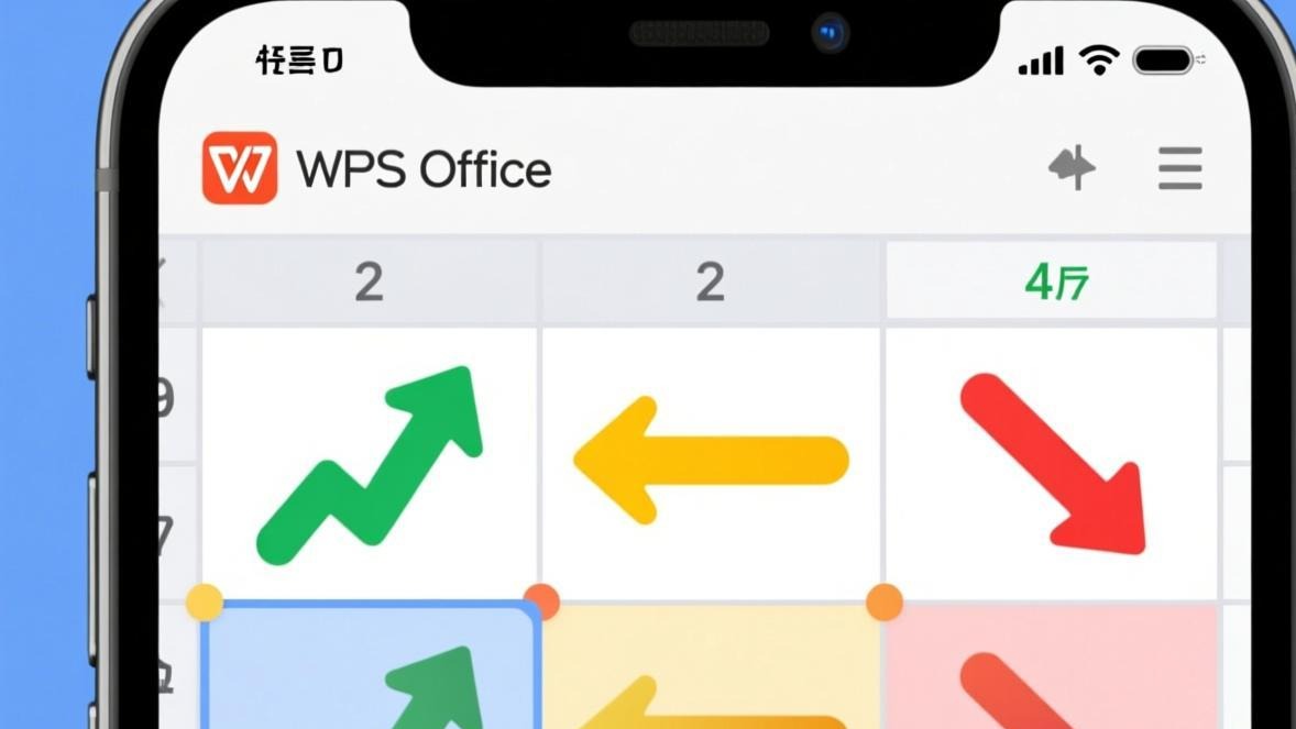 WPS表格图标集条件格式效果