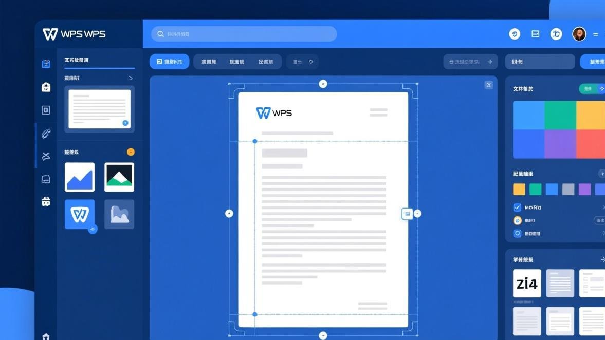 WPS模板修改排版技巧示意图